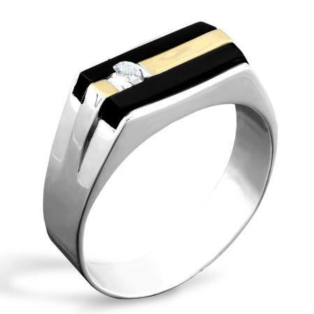 SYGNET SREBRNY ZE ZŁOTEM 233